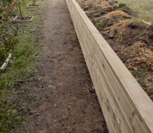 timber retaining walls